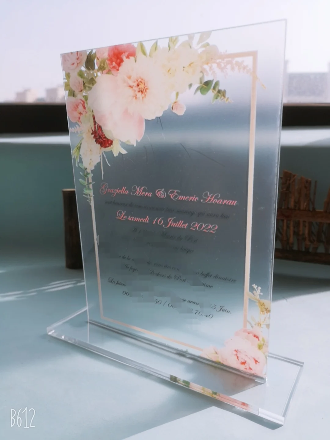 Unique Acrylic Invitation Base, Pink Flower Envelope, Custom Service, Wedding,Clear Party, 10Pcs
Unique Acrylic Invitation Base, Pink Flower Envelope, Custom Service, Wedding,Clear Party, 10Pcs
