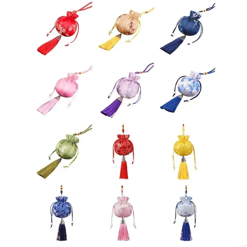N5KB Chinese Sachet Bag Embroidered Organizers Jewelry Gift Bag Drawstring Coin Purse Empty Sachet Bag for Car Decoration
N5KB Chinese Sachet Bag Embroidered Organizers Jewelry Gift Bag Drawstring Coin Purse Empty Sachet Bag for Car Decoration