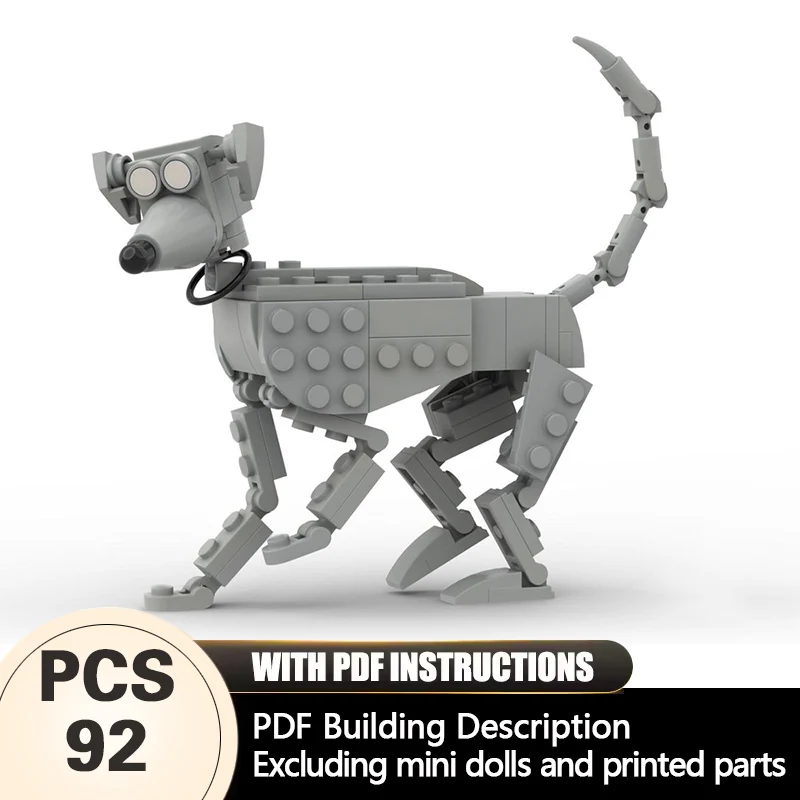 Creators Animal Series Model MOC Building Bricks Light Grey Dog Modular Technology Gifts Holiday Assemble Children Toys Suit
Creators Animal Series Model MOC Building Bricks Light Grey Dog Modular Technology Gifts Holiday Assemble Children Toys Suit