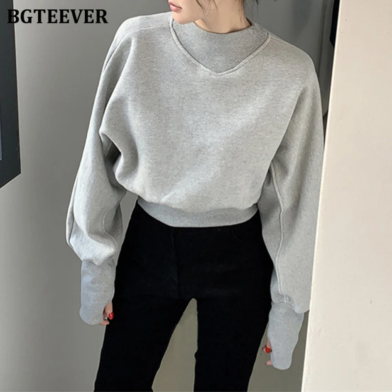 BGTEEVER Casual Patchwork Pullovers Sweatshirts Women O-neck Long Sleeve Loose Women Solid Jumpers
BGTEEVER Casual Patchwork Pullovers Sweatshirts Women O-neck Long Sleeve Loose Women Solid Jumpers
