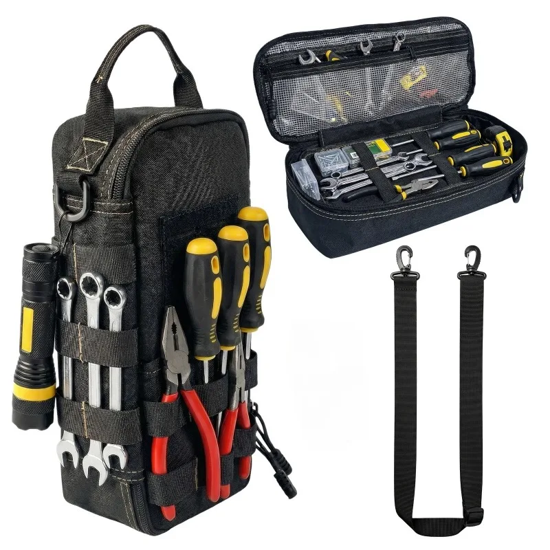 tool kit, tactical tool bag, portable utility tool storage (Empty only bag)
tool kit, tactical tool bag, portable utility tool storage (Empty only bag)