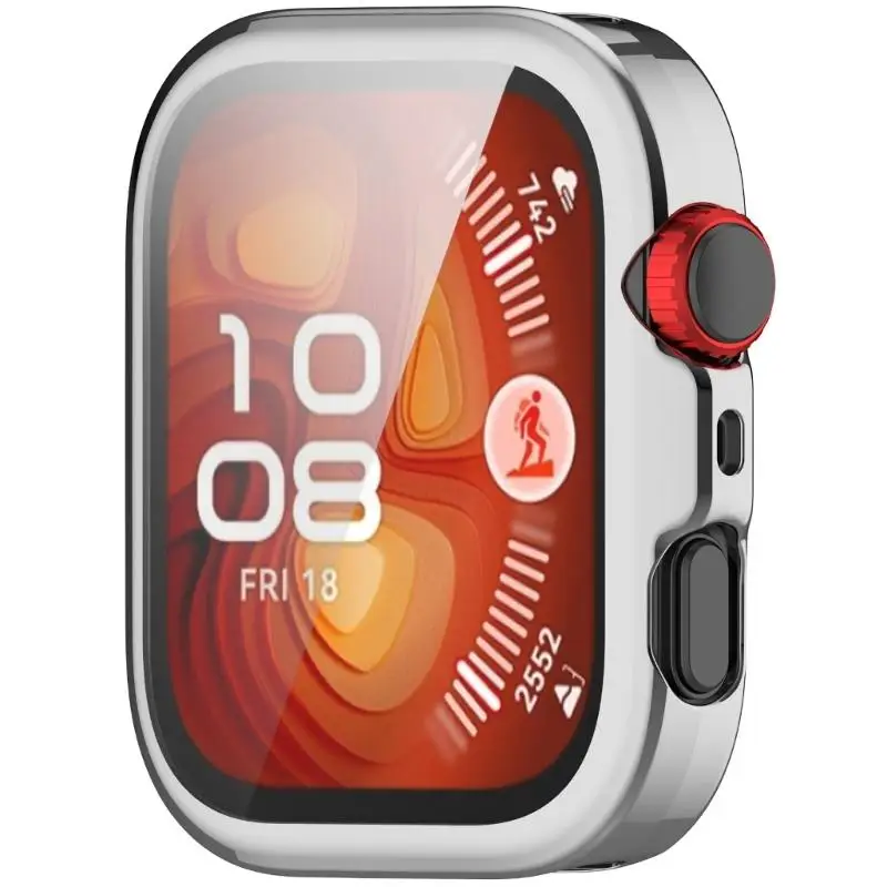 R53C Full Coverage Shell for Watch Fit 4 Frame Case Housing Easy Installation