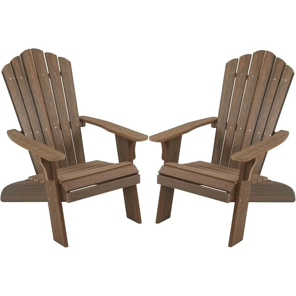 Adirondack Chair Set of 2, Outdoor Oversized Patio Chair Poly Lumber Weather Resistant & Durable Fire Pits Chair
Adirondack Chair Set of 2, Outdoor Oversized Patio Chair Poly Lumber Weather Resistant & Durable Fire Pits Chair