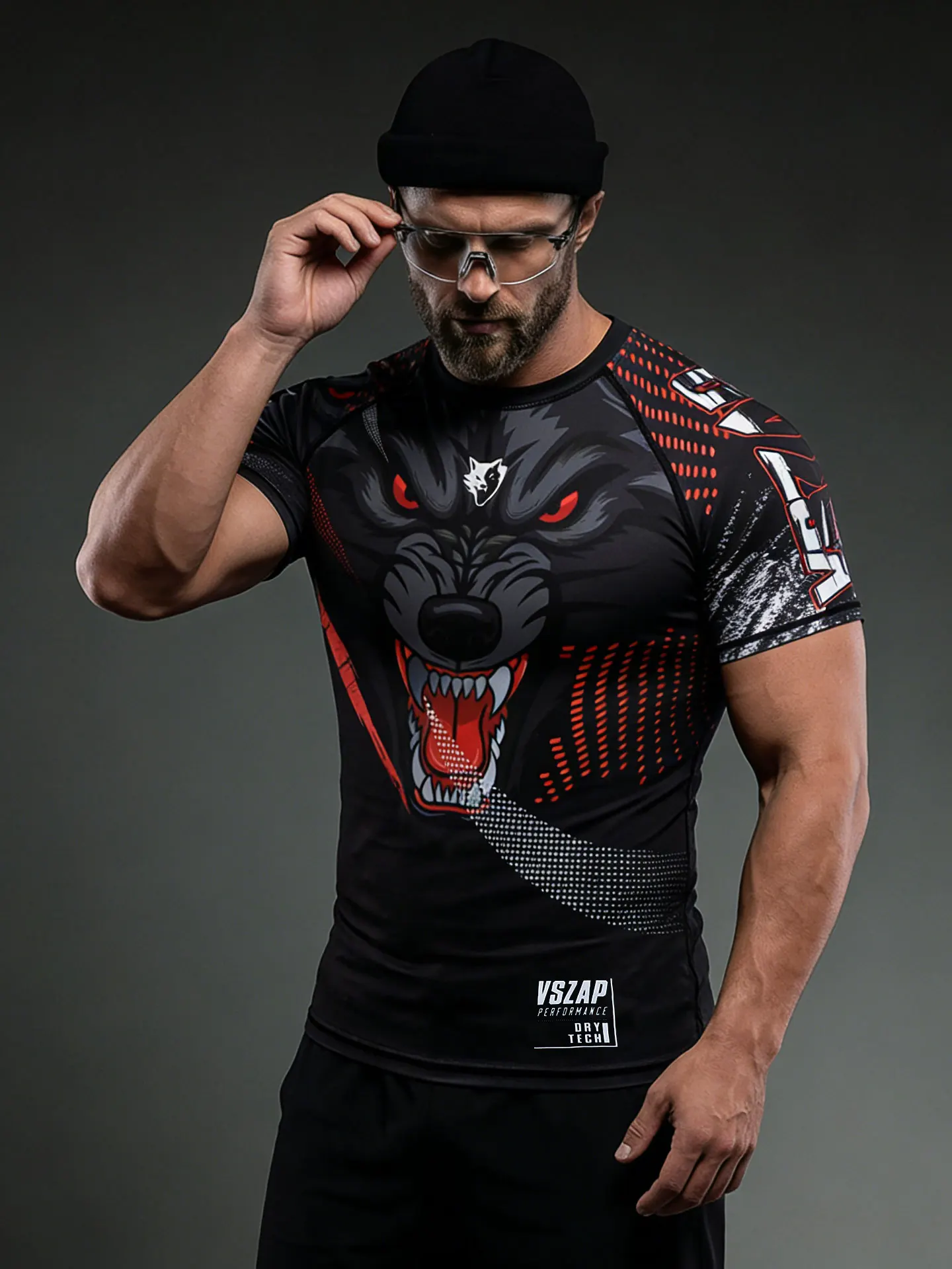 Мужская футболка VSZAP Night Wolf для фитнеса и спортзала, эластичная, облегающая, быстросохнущая, износостойкая, спортивная, повседневная, модная
Мужская футболка VSZAP Night Wolf для фитнеса и спортзала, эластичная, облегающая, быстросохнущая, износостойкая, спортивная, повседневная, модная