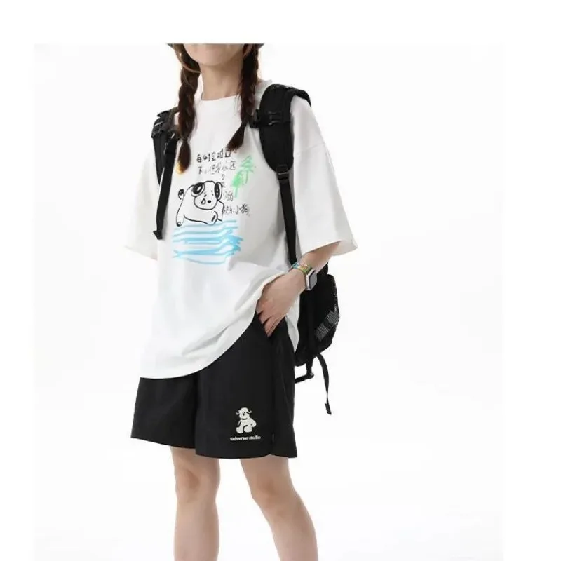Japanese Style Cute Dog Embroidery Shorts Women Summer Casual Loose Wide Leg Sports 5-Point Pants
Japanese Style Cute Dog Embroidery Shorts Women Summer Casual Loose Wide Leg Sports 5-Point Pants