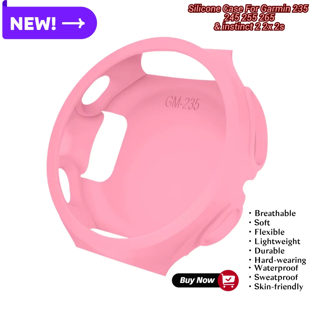 Soft Silicone Case for Garmin instinct 2 2x 2s & 235 245 255 265 Sport Smart Watch Protector Shell Sweatproof Watch Accessories
Soft Silicone Case for Garmin instinct 2 2x 2s & 235 245 255 265 Sport Smart Watch Protector Shell Sweatproof Watch Accessories