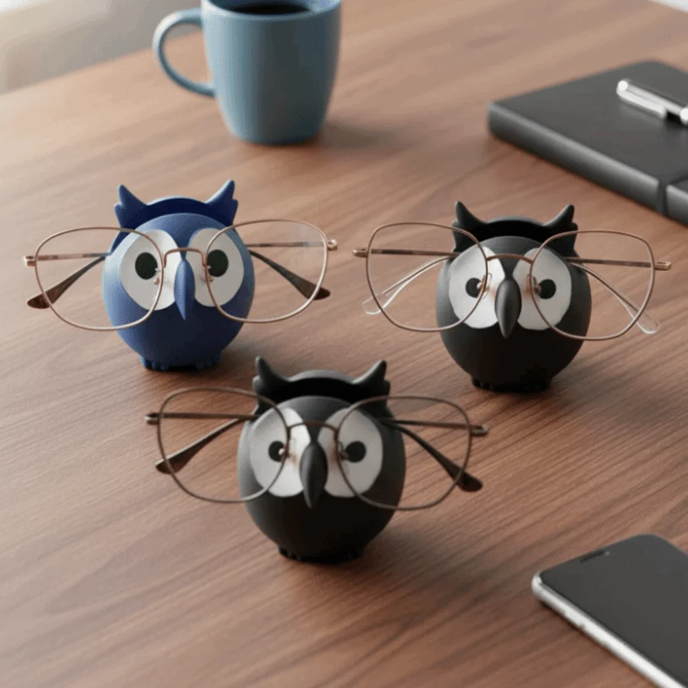 Cute Cat Eyeglass Holder Owl / Frog 3D Printed Eyewear Display Rack Multi-purpose Cartoon Ornaments Show Stand Desktop Decor
Cute Cat Eyeglass Holder Owl / Frog 3D Printed Eyewear Display Rack Multi-purpose Cartoon Ornaments Show Stand Desktop Decor