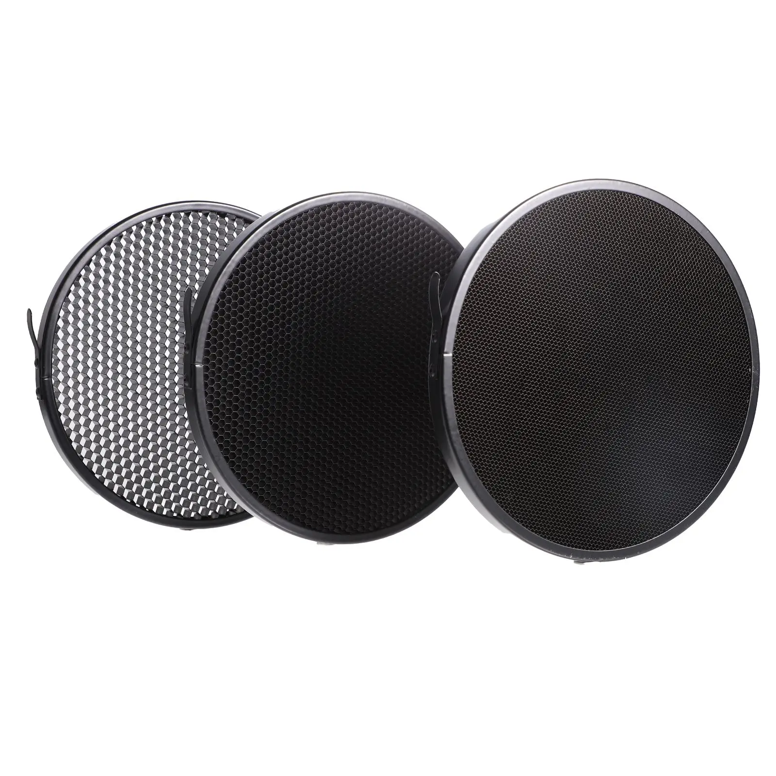 Honeycomb Flash Reflector Photography Light Grid Black Diffuser Lamp Shade Standard Reflector Aluminum Alloy Precise Beam
Honeycomb Flash Reflector Photography Light Grid Black Diffuser Lamp Shade Standard Reflector Aluminum Alloy Precise Beam