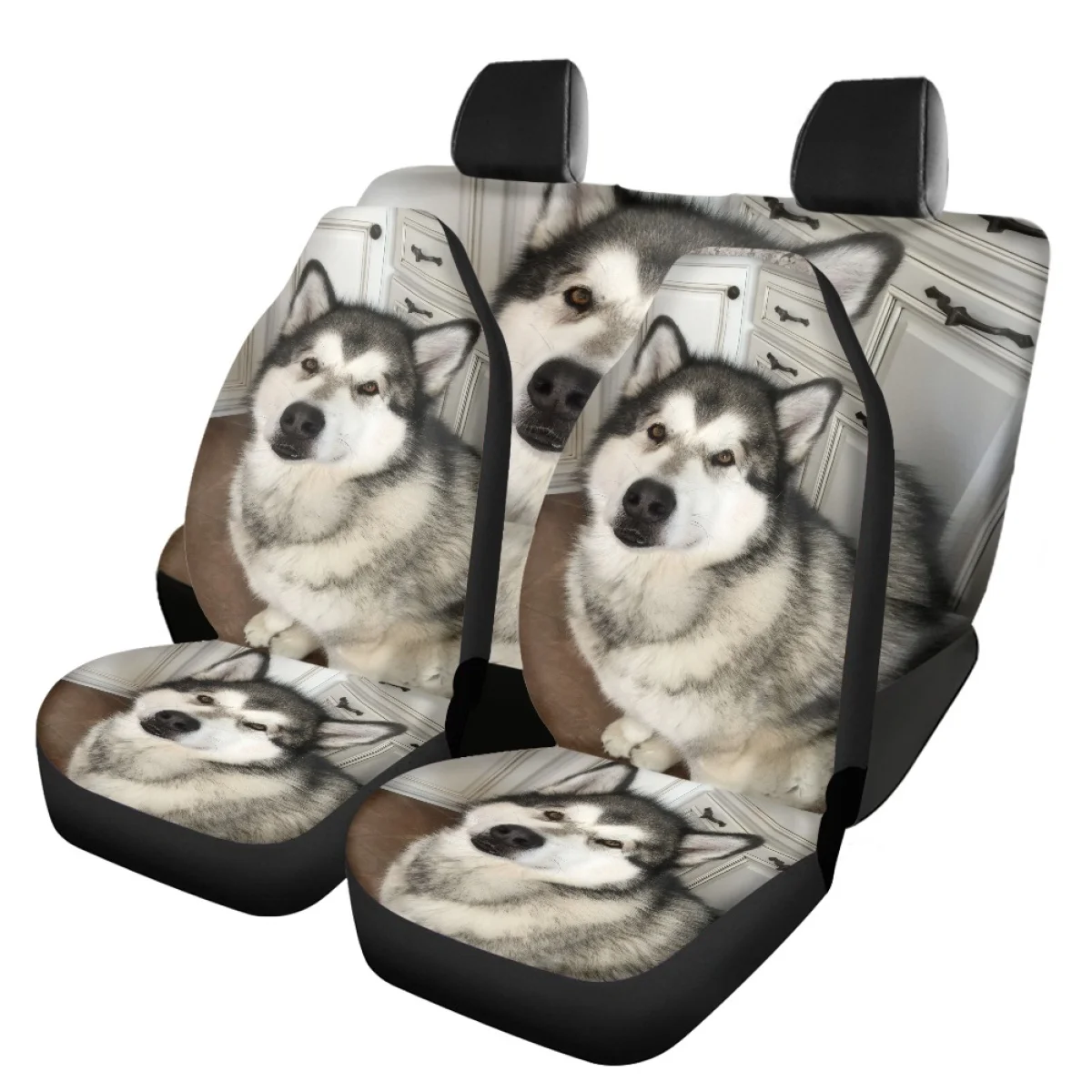 Alaskan Malamute Pattern Car Seat Cover Fit Most of Auto Heavy-Duty Nonslip Front&Back Seat Covers Accessory Interior Decoration
Alaskan Malamute Pattern Car Seat Cover Fit Most of Auto Heavy-Duty Nonslip Front&Back Seat Covers Accessory Interior Decoration