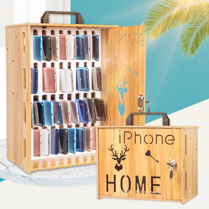 Creative Wooden Portable Desktop with Lock Mobile Phone Storage Box Multi Compartment Storage Rack Employee Storage Box
Creative Wooden Portable Desktop with Lock Mobile Phone Storage Box Multi Compartment Storage Rack Employee Storage Box