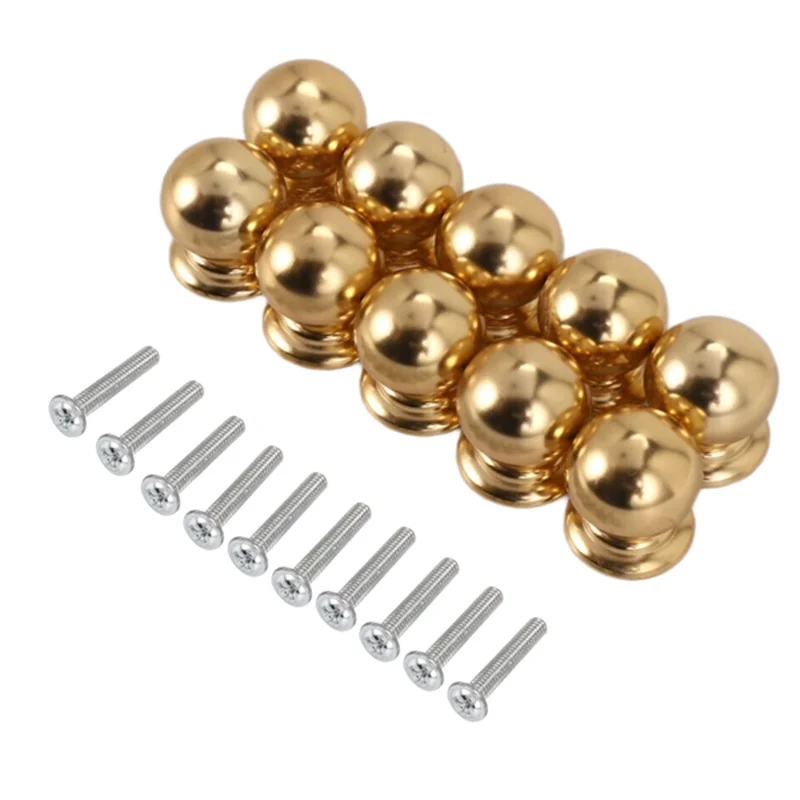 M11K-10 Pieces Cabinet Knobs Round Ball Knobs Bathroom Cabinet Knobs Dresser Knobs, Modern Cabinet Hardware For Kitchen
M11K-10 Pieces Cabinet Knobs Round Ball Knobs Bathroom Cabinet Knobs Dresser Knobs, Modern Cabinet Hardware For Kitchen