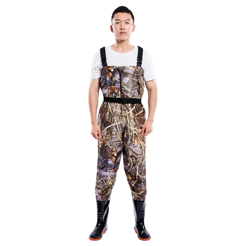 Camouflage Nylon Fishing Waders Ultra Lightweight Fisherman Pants Waterproof and Breathable Overall with Pockets and Waist Belt
Camouflage Nylon Fishing Waders Ultra Lightweight Fisherman Pants Waterproof and Breathable Overall with Pockets and Waist Belt