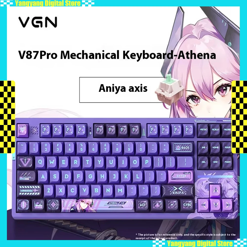 VGN V87 Pro Bluetooth Механическая клавиатура Беспроводная трехрежимная 2,4G RGB с возможностью горячей замены PBT Пользовательские игровые клавиатуры Аксессуары для ПК Подарки
VGN V87 Pro Bluetooth Механическая клавиатура Беспроводная трехрежимная 2,4G RGB с возможностью горячей замены PBT Пользовательские игровые клавиатуры Аксессуары для ПК Подарки