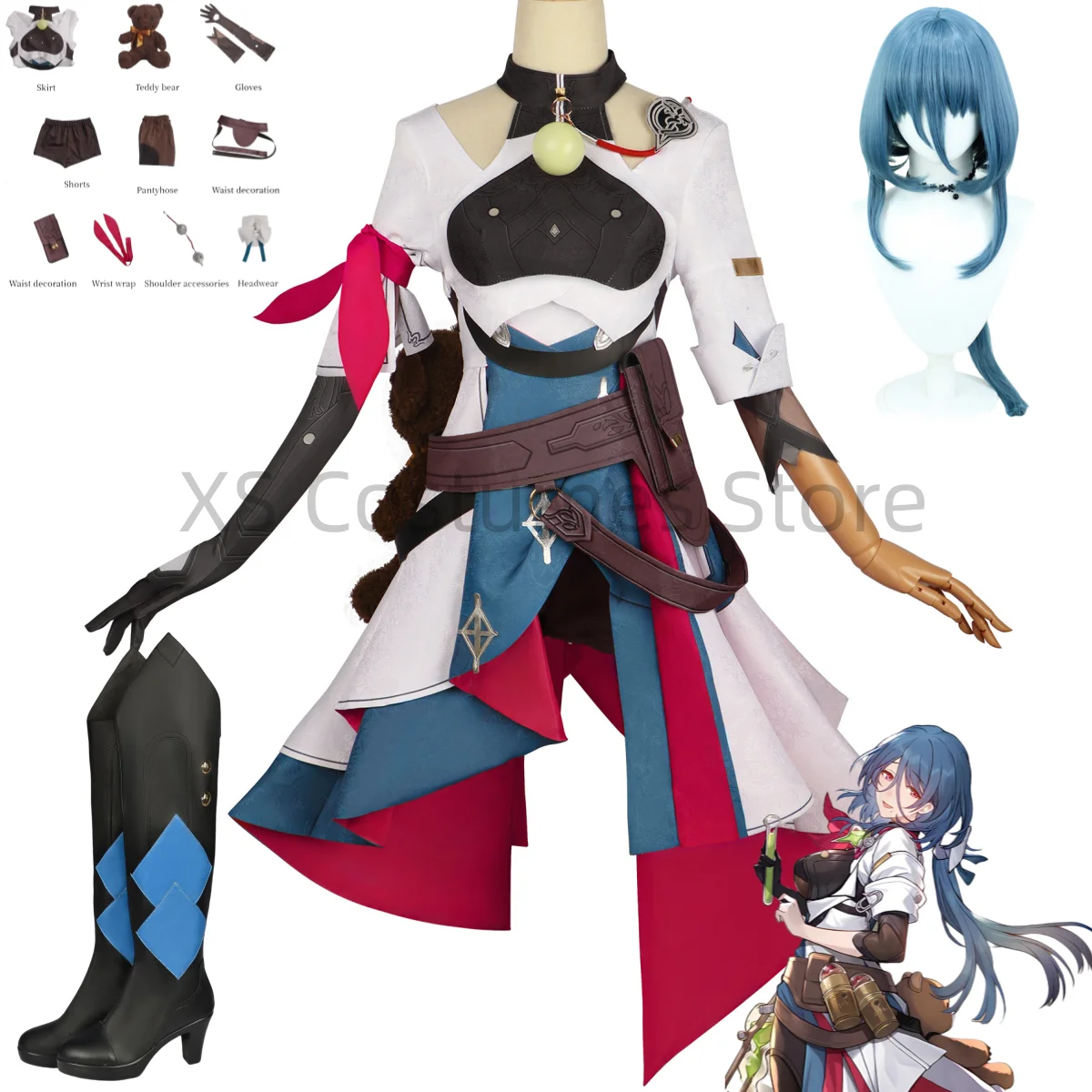 Anime Natasha Cosplay Costume Honkai Star Rail Prop Accessories Wig Shoes Sexy Uniform Set
Anime Natasha Cosplay Costume Honkai Star Rail Prop Accessories Wig Shoes Sexy Uniform Set