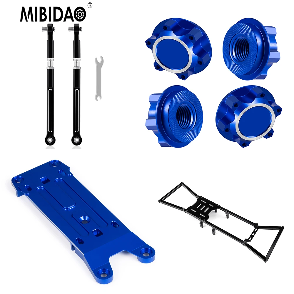 MIBIDAO Hex Wheel Nuts Wheel Hub Cover /Front Tie Bar Mount Front Arm Bracket/Chassis Top Brace ESC Plate for 1/5 X-MAXX RC Car
MIBIDAO Hex Wheel Nuts Wheel Hub Cover /Front Tie Bar Mount Front Arm Bracket/Chassis Top Brace ESC Plate for 1/5 X-MAXX RC Car