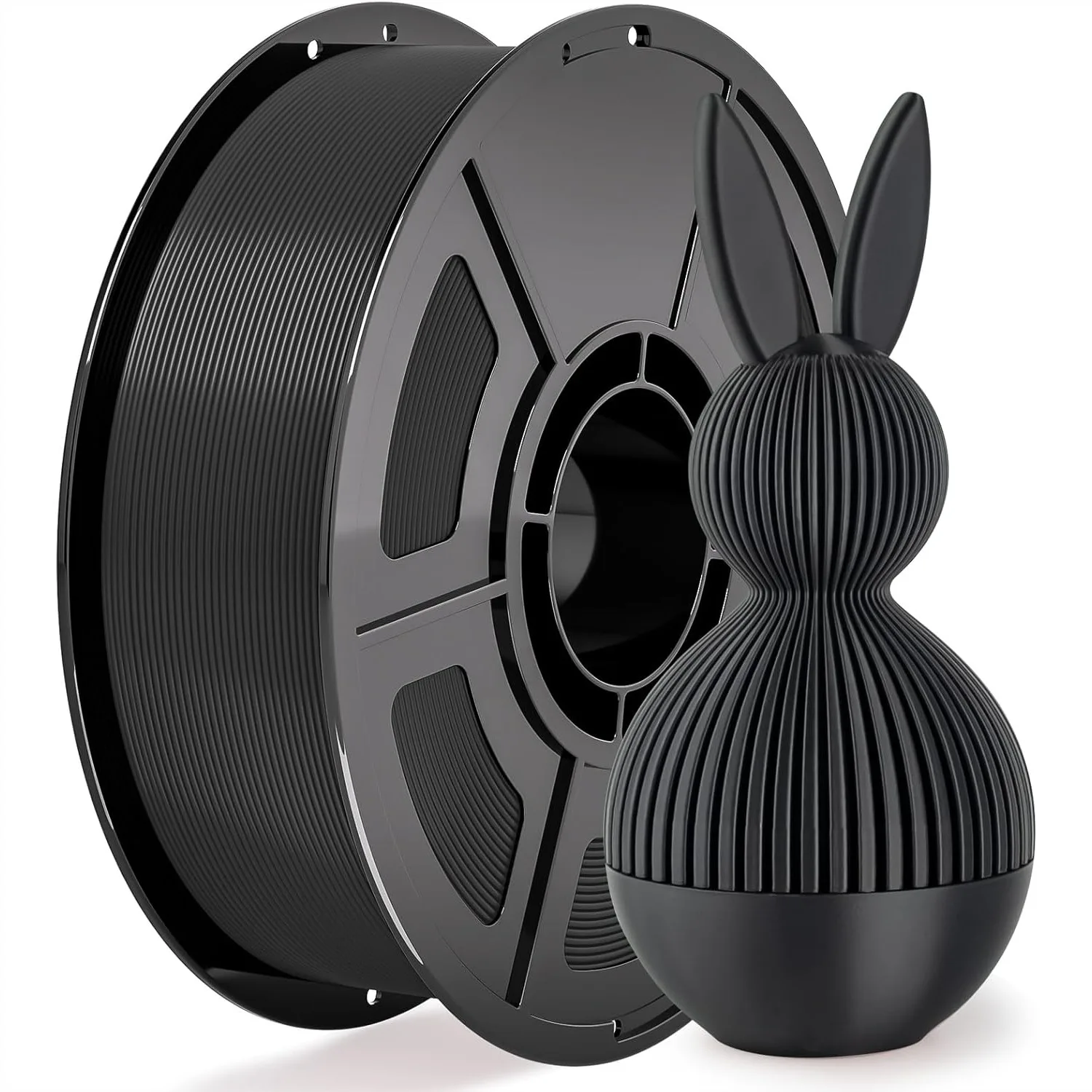 3D Printer PLA Filament Black 1.75mm, Neatly Wound 1kg Spool, High Toughness for FDM Printers
3D Printer PLA Filament Black 1.75mm, Neatly Wound 1kg Spool, High Toughness for FDM Printers