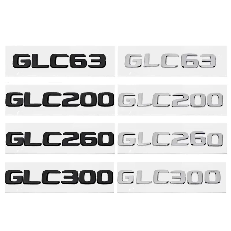 ABS Car Rear Sticker Alphabet Trunk Badge Decal Exterior for Mercedes Benz GLC63 GLC200 GLC260 GLC300 Auto Accessories
ABS Car Rear Sticker Alphabet Trunk Badge Decal Exterior for Mercedes Benz GLC63 GLC200 GLC260 GLC300 Auto Accessories