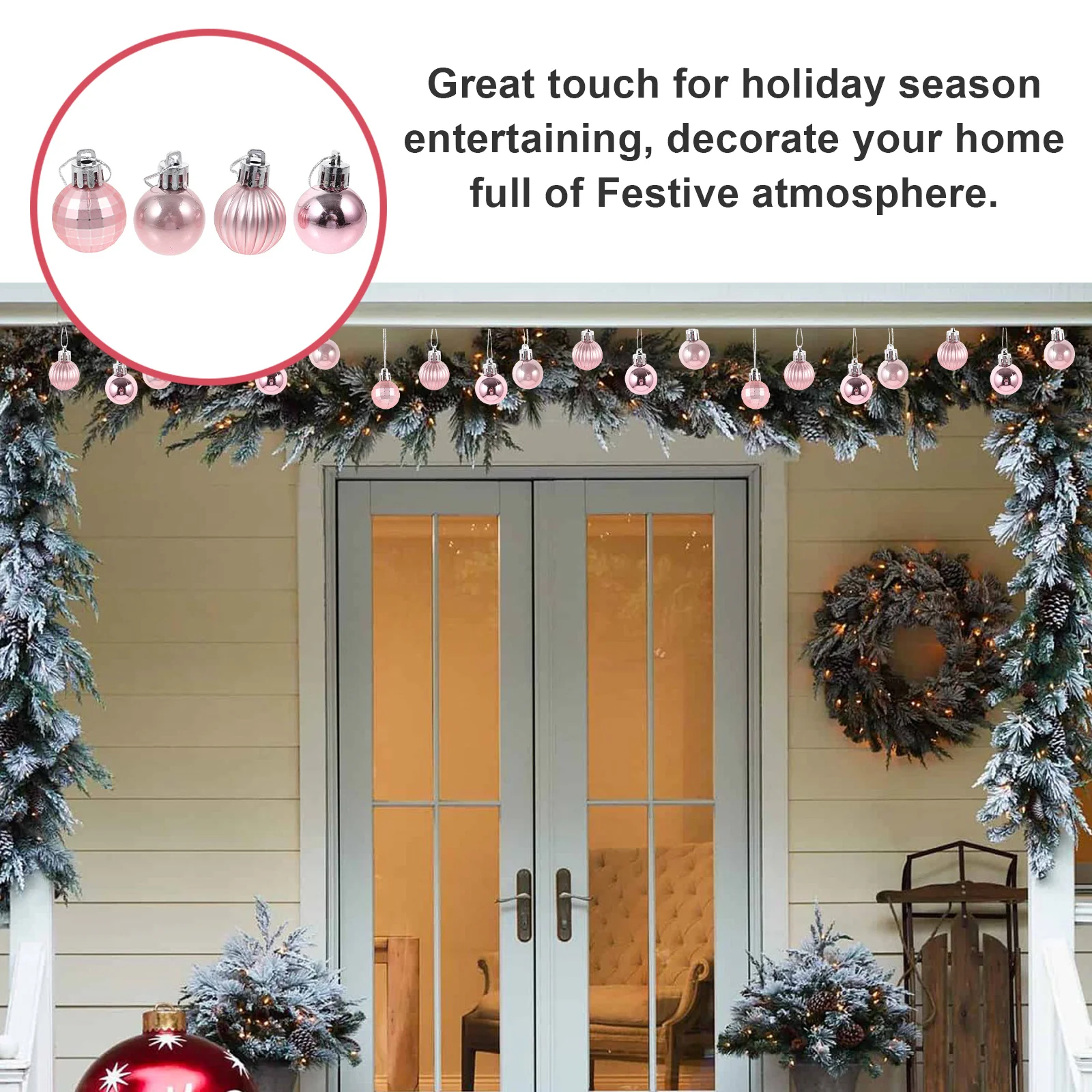 24 Pcs Xmas Outdoor Decorations Balls Christmas Diy Fillable Fors Big Ornaments Tree Pink
24 Pcs Xmas Outdoor Decorations Balls Christmas Diy Fillable Fors Big Ornaments Tree Pink
