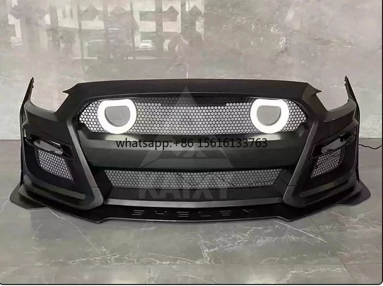 KXY Frp Front Bumper for Ford Mustang MP Concepts Bumper Mach 1 Style Bodykit 2015-2017
KXY Frp Front Bumper for Ford Mustang MP Concepts Bumper Mach 1 Style Bodykit 2015-2017