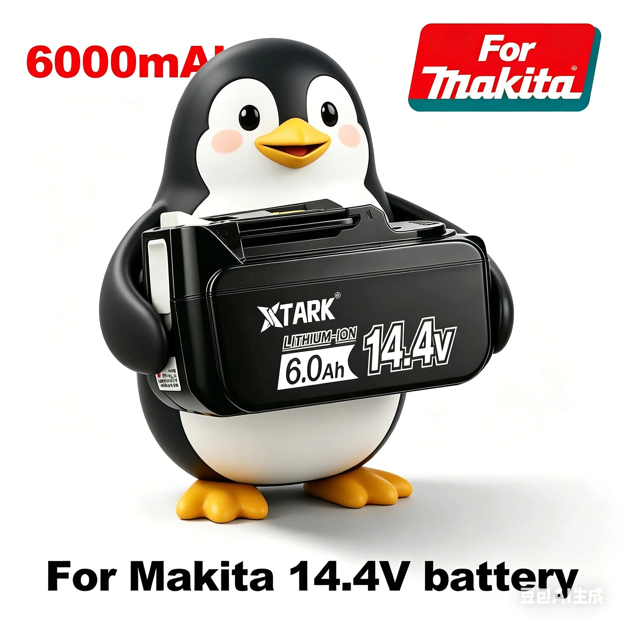 For Makita 14.4V 6000mAh Lithium-ion Rechargeable Battery Replacement BL1415 BL1430 BL1440 Cordless Power Tool Battery
For Makita 14.4V 6000mAh Lithium-ion Rechargeable Battery Replacement BL1415 BL1430 BL1440 Cordless Power Tool Battery