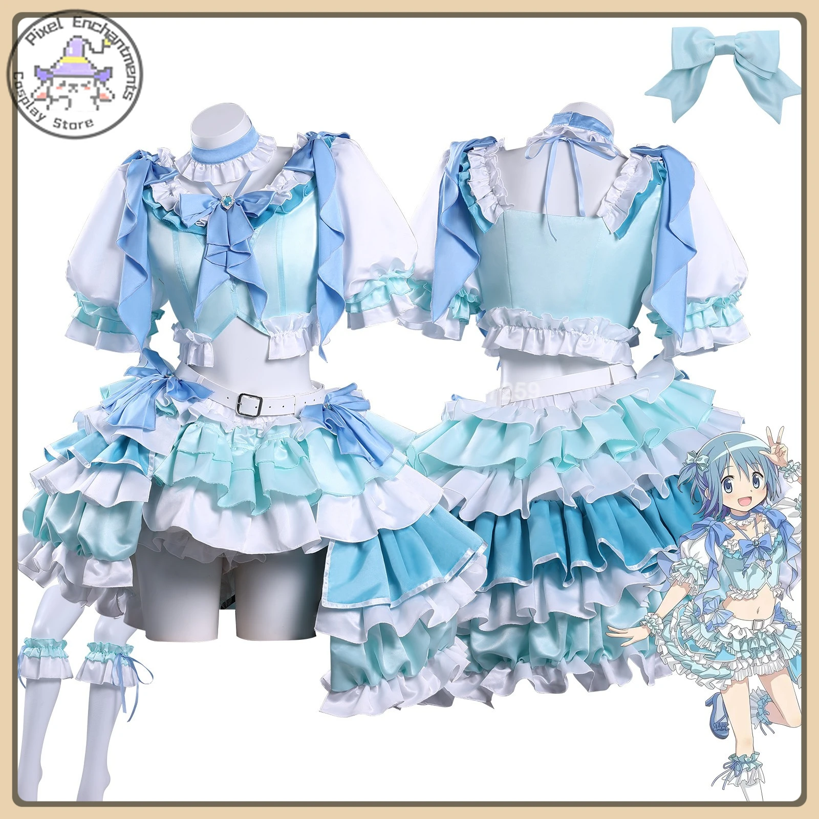 Puella Magi Madoka Magica Miki Sayaka Role Playing Costume Ruffled Performance Outfit Full Set High Quality Cosplay Costume
Puella Magi Madoka Magica Miki Sayaka Role Playing Costume Ruffled Performance Outfit Full Set High Quality Cosplay Costume