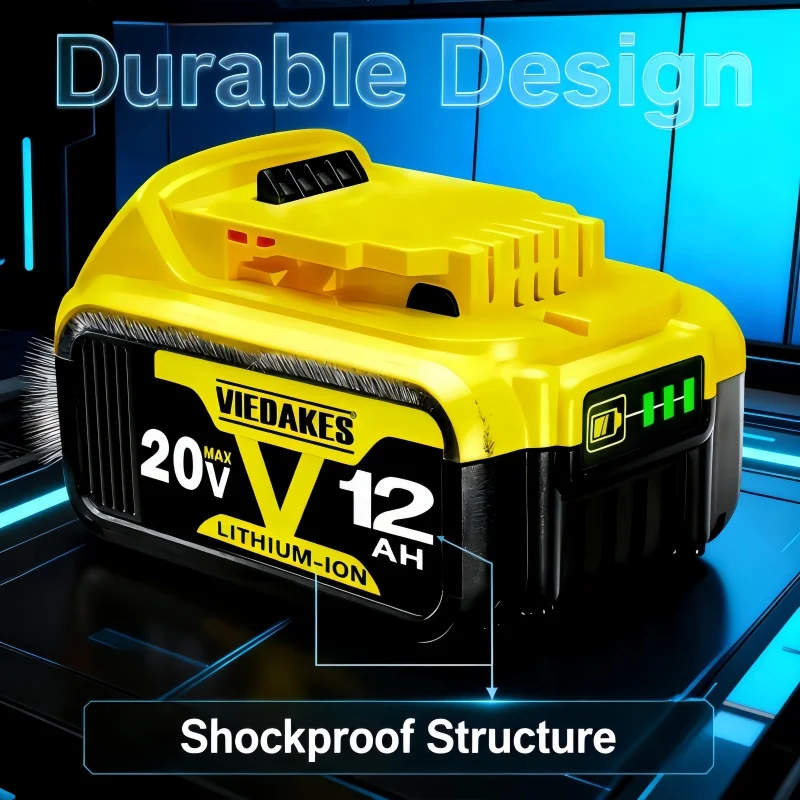 replacement for dewalt 18V battery suitable for DCB115, DCB118 DCB184 DCB182 for dewalt 18v battery rechargeable
replacement for dewalt 18V battery suitable for DCB115, DCB118 DCB184 DCB182 for dewalt 18v battery rechargeable