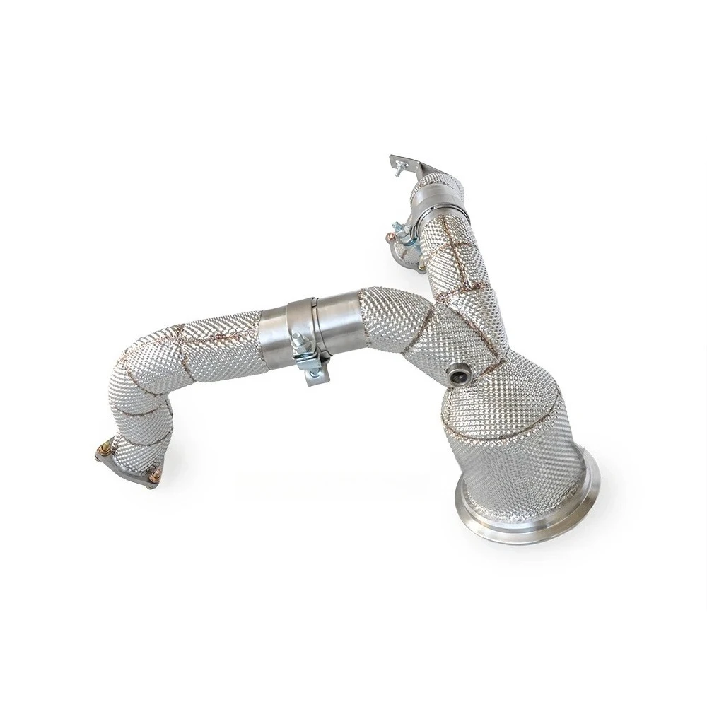 High Flow Stainless Steel Downpipe Exhaust Head for A7 3.0T C8 2019-2024, Heat Insulation & Power Upgrade
High Flow Stainless Steel Downpipe Exhaust Head for A7 3.0T C8 2019-2024, Heat Insulation & Power Upgrade