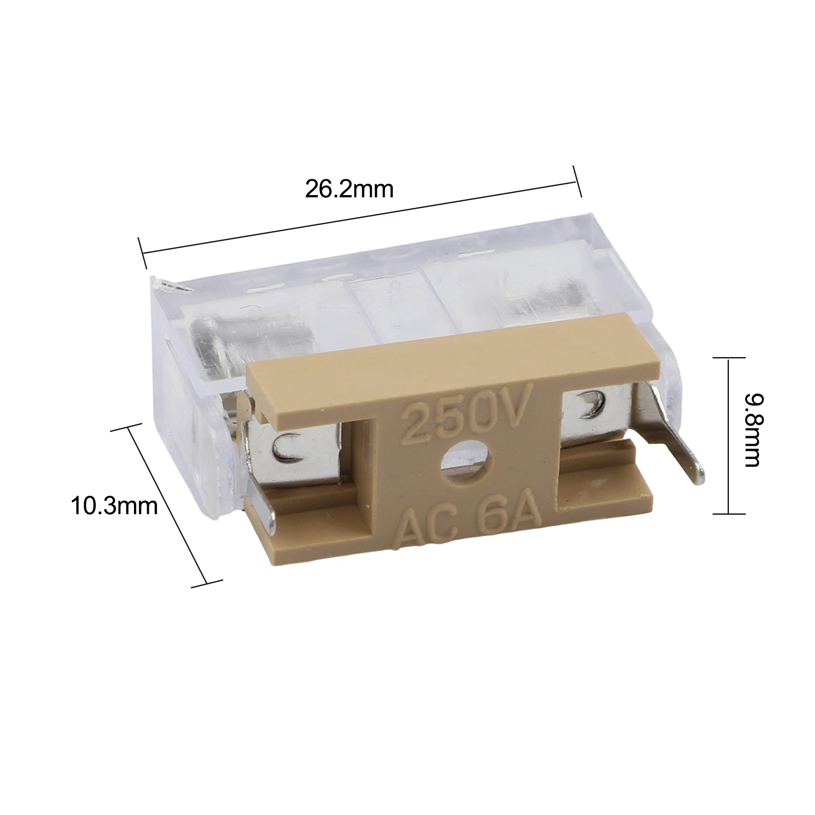 5x20 Flame Retardant Fuse Holder with Transparent Cover for Easy Fuse Status Visibility and Reliable Circuit Protection
5x20 Flame Retardant Fuse Holder with Transparent Cover for Easy Fuse Status Visibility and Reliable Circuit Protection