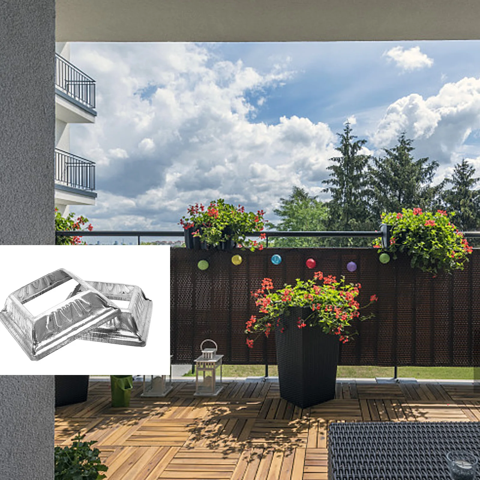 50Pcs Metal Railing Support Post Base Cover Skirt Flange for Deck Porch Handrail Trim Anchor Railing Post Base
50Pcs Metal Railing Support Post Base Cover Skirt Flange for Deck Porch Handrail Trim Anchor Railing Post Base