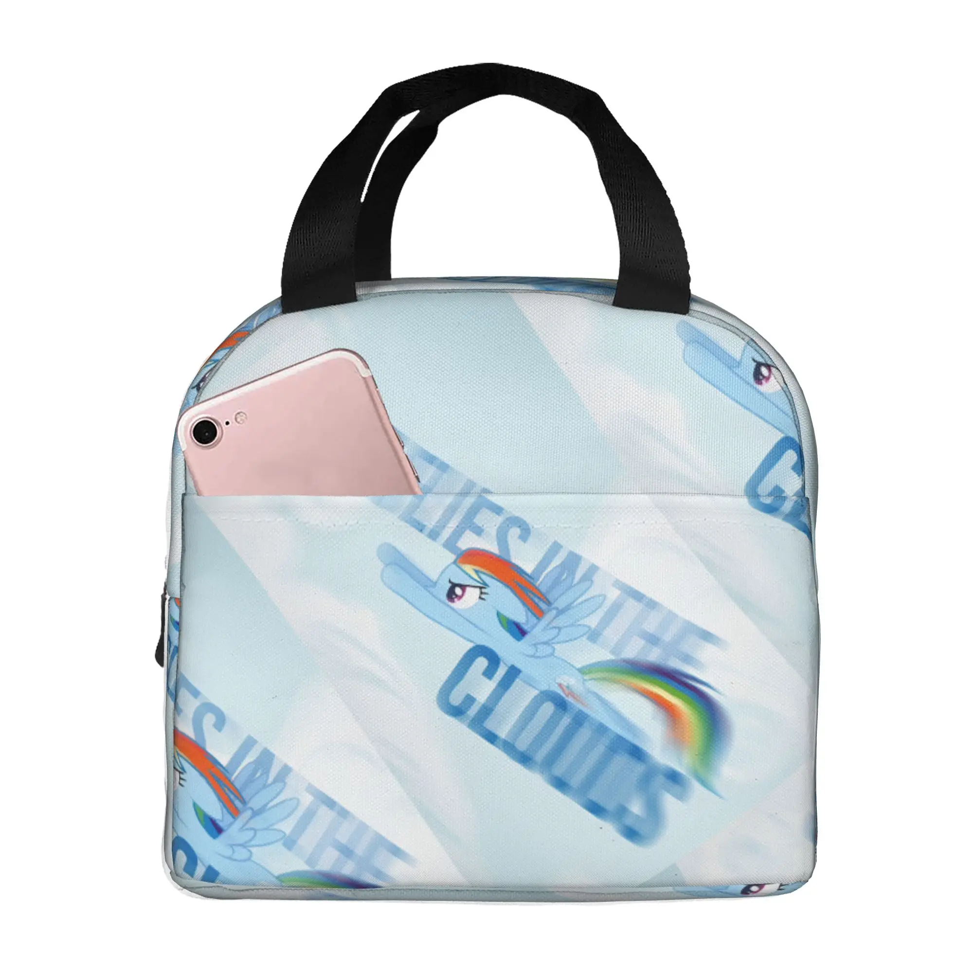 Custom Littles Ponyed Lunch Bag Men Women Thermal Cooler Insulated Lunch Boxes for Adult Office
Custom Littles Ponyed Lunch Bag Men Women Thermal Cooler Insulated Lunch Boxes for Adult Office