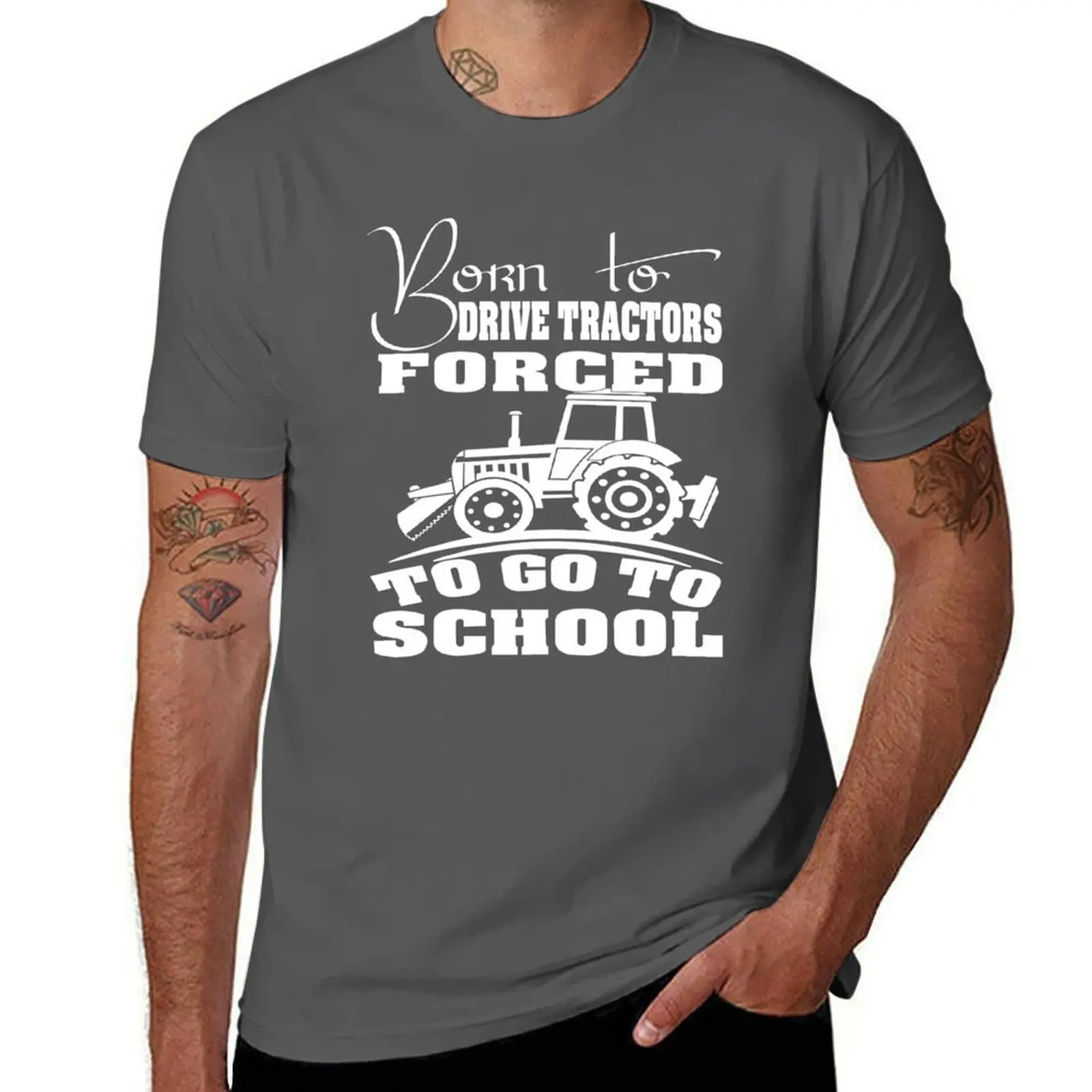 Born to drive tractors forced to go to school Shirt T-Shirt Big and Tall Loose Fit T-Shirt
Born to drive tractors forced to go to school Shirt T-Shirt Big and Tall Loose Fit T-Shirt