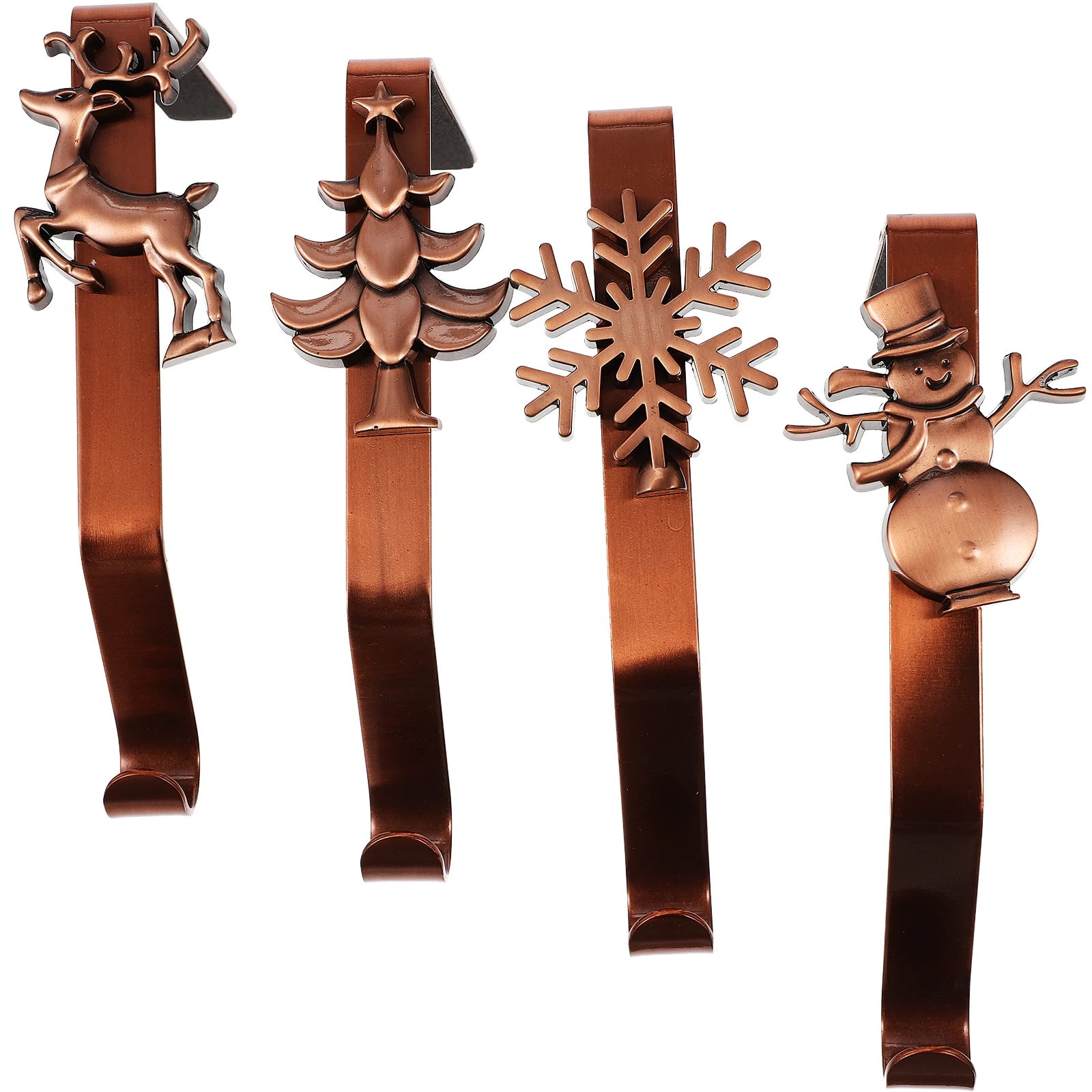 4 Pcs Christmas Stockings Hook Set Mantel Fireplace Hanger Sock Xmas Decoration Iron Material Sturdy Punch Free Hanging
4 Pcs Christmas Stockings Hook Set Mantel Fireplace Hanger Sock Xmas Decoration Iron Material Sturdy Punch Free Hanging