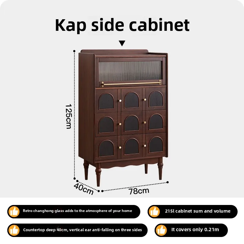 Retro walnut solid wood chest, living room against the wall, TV cabinet next to the cabinet, bedroom, bedside storage cabinet
Retro walnut solid wood chest, living room against the wall, TV cabinet next to the cabinet, bedroom, bedside storage cabinet