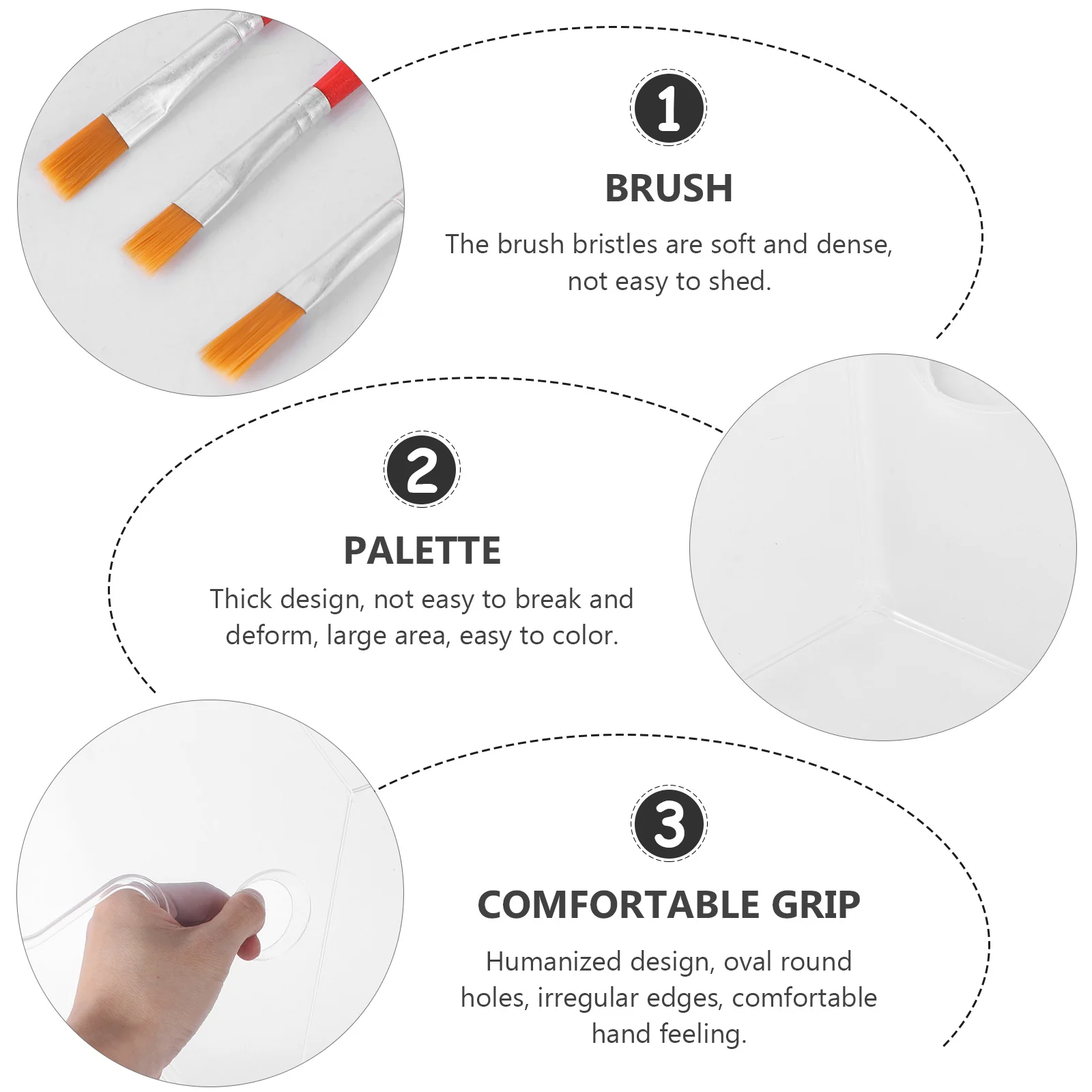 8Pcs Painting Set Acrylic Palettes Transparent Watercolor Pens Thickened Design Safe for Artists Beginners Palettes Acrylic
8Pcs Painting Set Acrylic Palettes Transparent Watercolor Pens Thickened Design Safe for Artists Beginners Palettes Acrylic