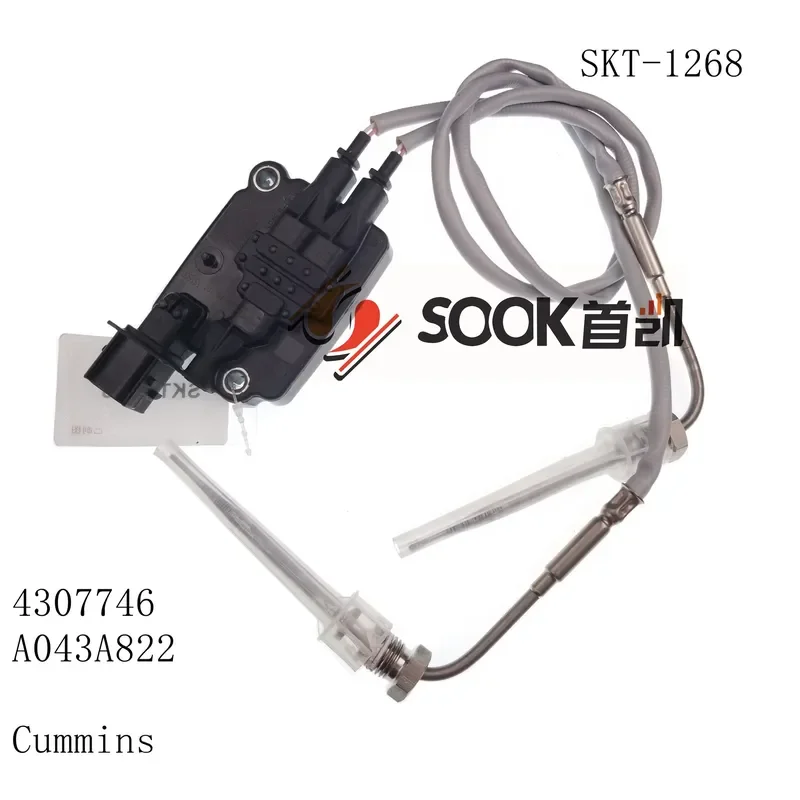 Catalytic Temperature Sensor for Cummins 4307746 SKT-1268 Automotive Exhaust Temperature Sensor
Catalytic Temperature Sensor for Cummins 4307746 SKT-1268 Automotive Exhaust Temperature Sensor