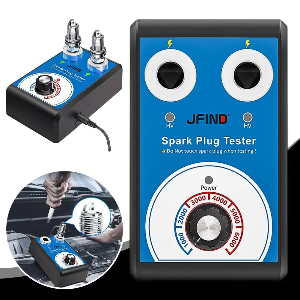 Car Spark Plug Tester Double Hole Diagnostic Tool 110V 12V Automotive Tools Analyzer Ignition To 220V X2X3
Car Spark Plug Tester Double Hole Diagnostic Tool 110V 12V Automotive Tools Analyzer Ignition To 220V X2X3