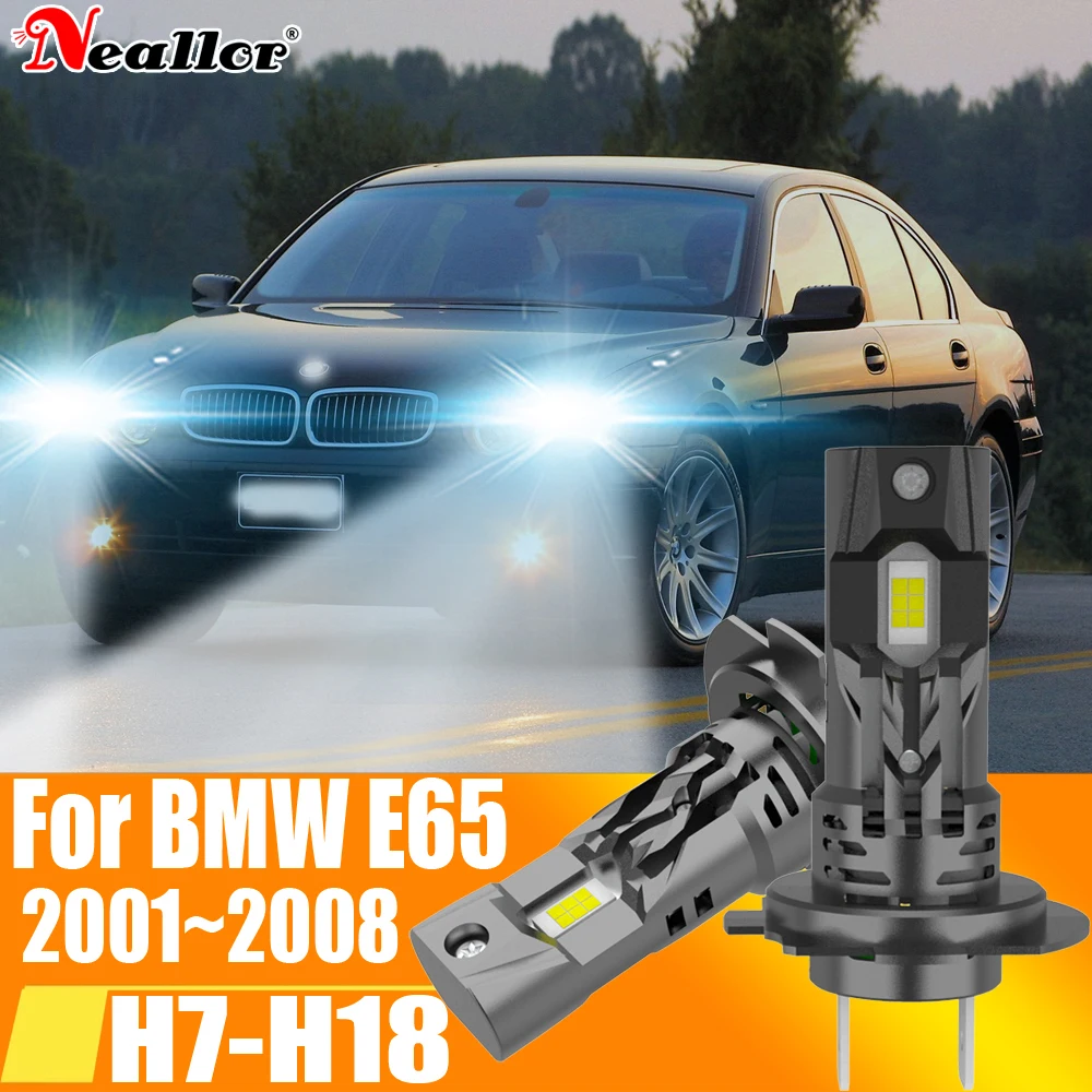 2 шт., Автомобильные светодиодные лампы H7 Canbus H18 6000K 12 В 55 Вт для BMW E65 7 2001 ~ 2008
2 шт., Автомобильные светодиодные лампы H7 Canbus H18 6000K 12 В 55 Вт для BMW E65 7 2001 ~ 2008