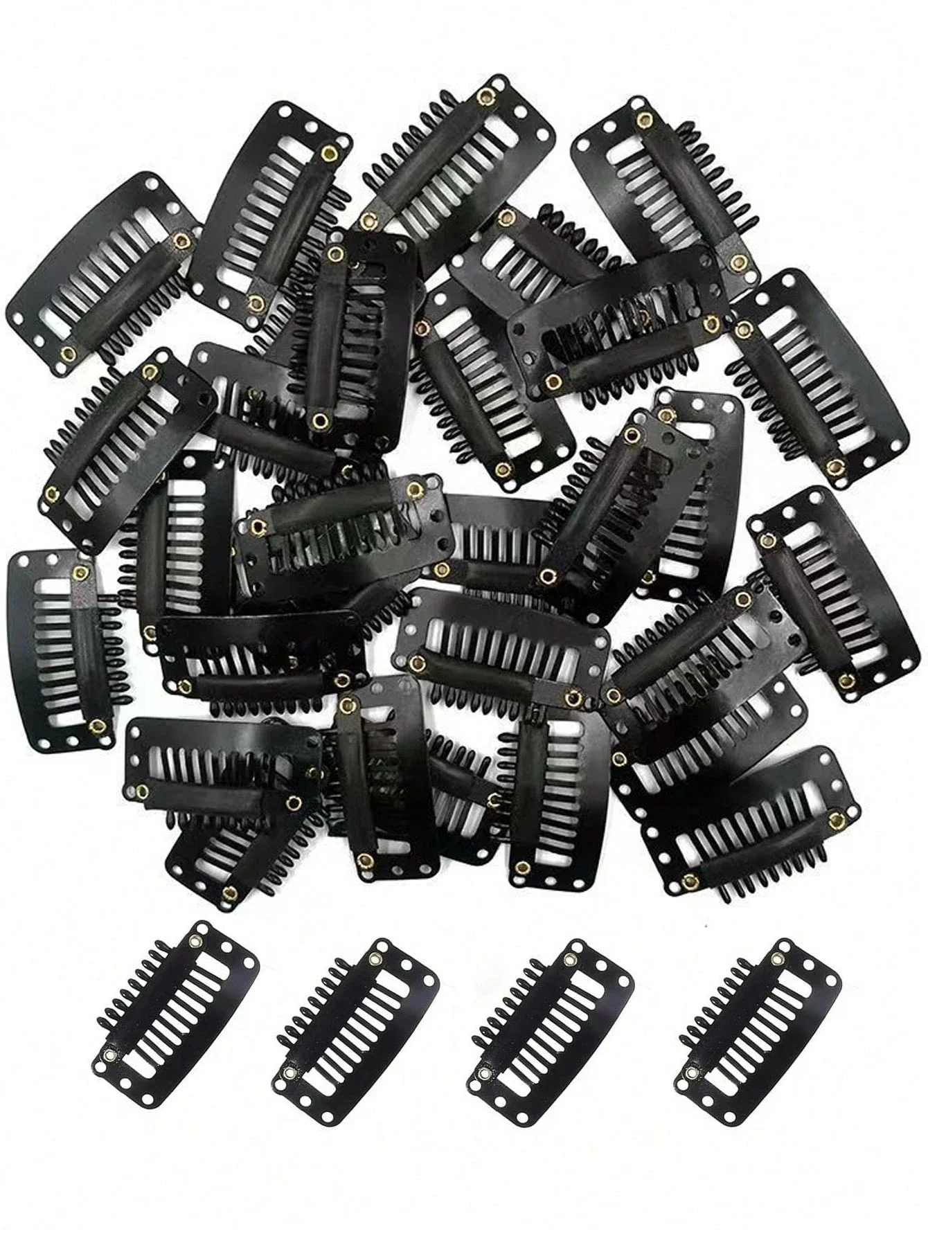 40pcs U-Shaped Hair Clips For Extensions Wigs DIY Snap Claw Clips Black Hair Accessories
40pcs U-Shaped Hair Clips For Extensions Wigs DIY Snap Claw Clips Black Hair Accessories