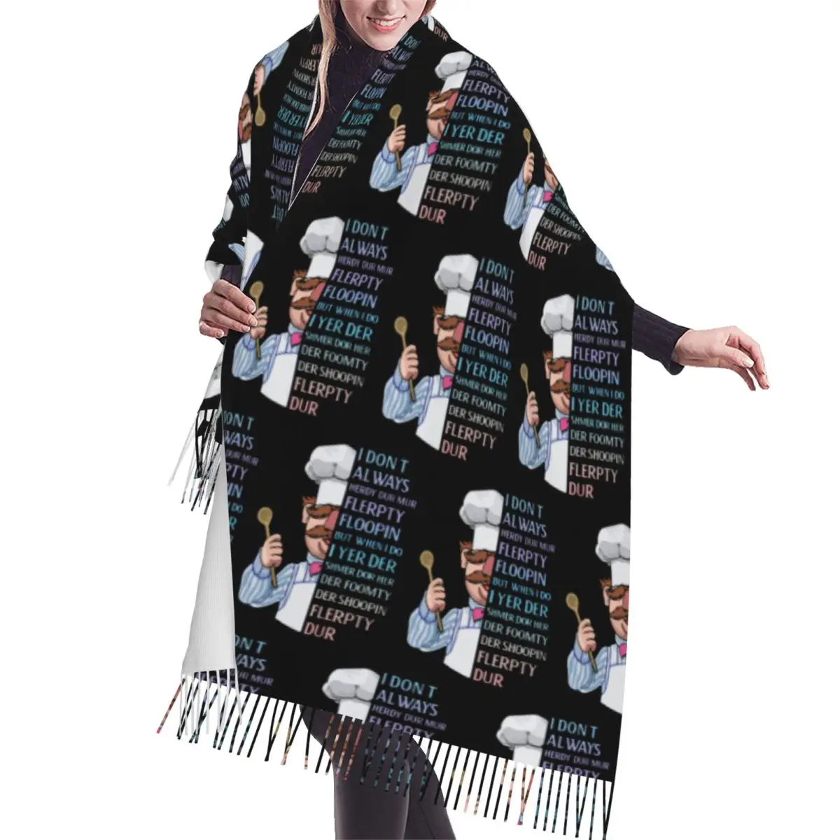 Шведский шеф-повар - I Dont Always Herdy Dur Mur Шарф Шарфы для женщин Мягкие теплые шали и накидки Длинная осенне-зимняя шаль
Шведский шеф-повар - I Dont Always Herdy Dur Mur Шарф Шарфы для женщин Мягкие теплые шали и накидки Длинная осенне-зимняя шаль