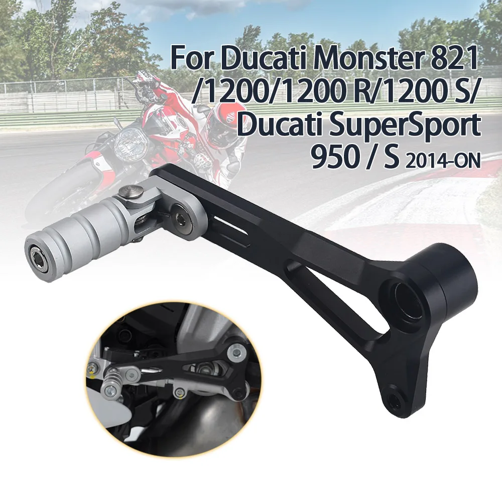 Регулируемый рычаг переключения передач для мотоцикла Monster 821 1200 1200R 1200S, серебристый рычаг переключения передач
Регулируемый рычаг переключения передач для мотоцикла Monster 821 1200 1200R 1200S, серебристый рычаг переключения передач
