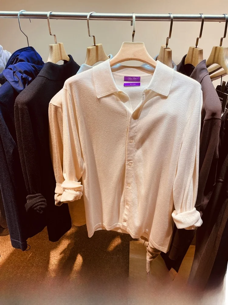 Мужской вязаный кардиган серии Purple Label из шерсти и лиоцеллы с текстурой, 4 иглы, осенняя мода, роскошный Sle Long Sve
Мужской вязаный кардиган серии Purple Label из шерсти и лиоцеллы с текстурой, 4 иглы, осенняя мода, роскошный Sle Long Sve