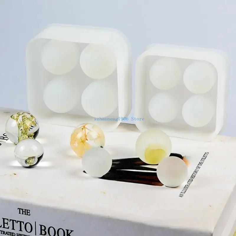 85LF DIY Small Ball Pendant Silicone Mold Epoxy Resin Mold DIY Jewelry Making Tool
85LF DIY Small Ball Pendant Silicone Mold Epoxy Resin Mold DIY Jewelry Making Tool