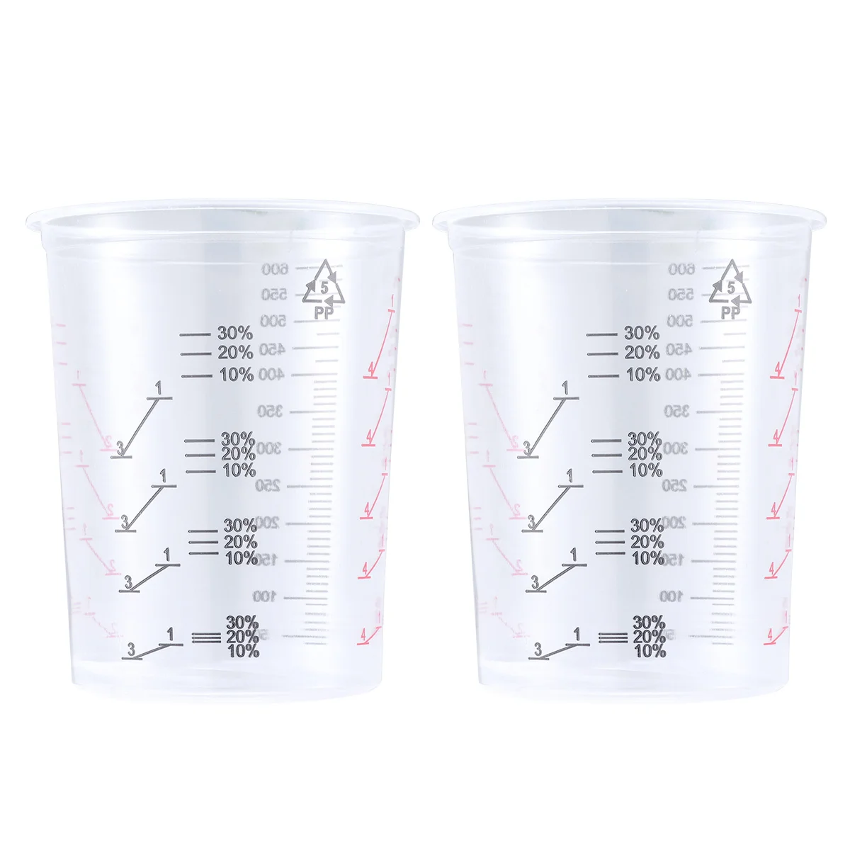 2PCS 600ML Transparent Plastic Paint Cup Disposable Measuring Cup With Printed Scale Plastic Cup Paint scale cup
2PCS 600ML Transparent Plastic Paint Cup Disposable Measuring Cup With Printed Scale Plastic Cup Paint scale cup