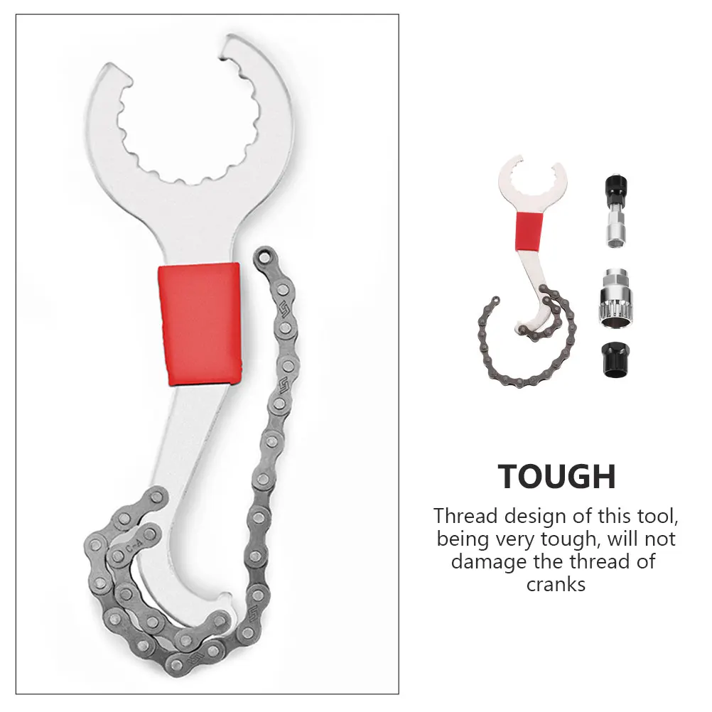 4 pcs Crank Puller Repair Tool Kit Bike Bottom Bracket Remover Chain Tail Hook Steel Construction Durable Bicycle
4 pcs Crank Puller Repair Tool Kit Bike Bottom Bracket Remover Chain Tail Hook Steel Construction Durable Bicycle