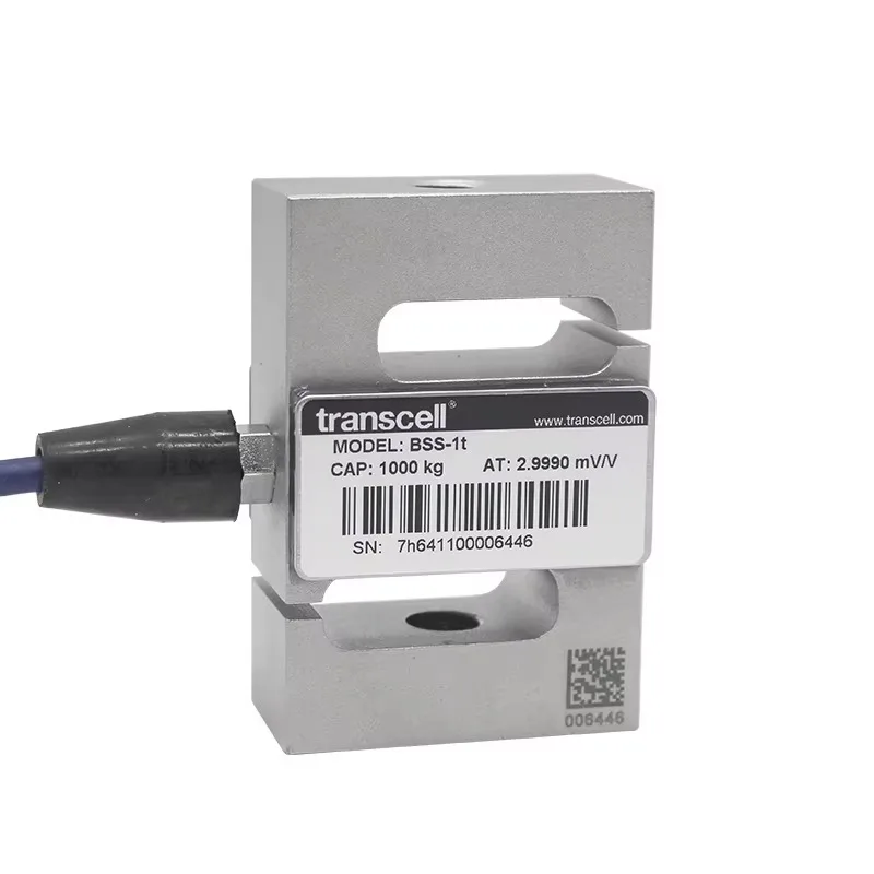 Transcell S type weighing sensor BSS-500kg 0.03% accuracy, analog output 10V manual installation, universal material testing
Transcell S type weighing sensor BSS-500kg 0.03% accuracy, analog output 10V manual installation, universal material testing