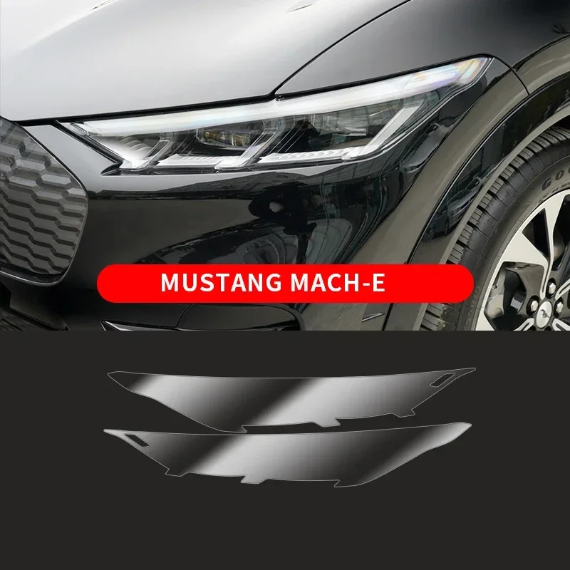 2pcs Car Front Headlamp Film for Ford Mustang Mach-E Tpu Transparent Protective Film Exterior Headlight Trim Strips Car Sticker
2pcs Car Front Headlamp Film for Ford Mustang Mach-E Tpu Transparent Protective Film Exterior Headlight Trim Strips Car Sticker