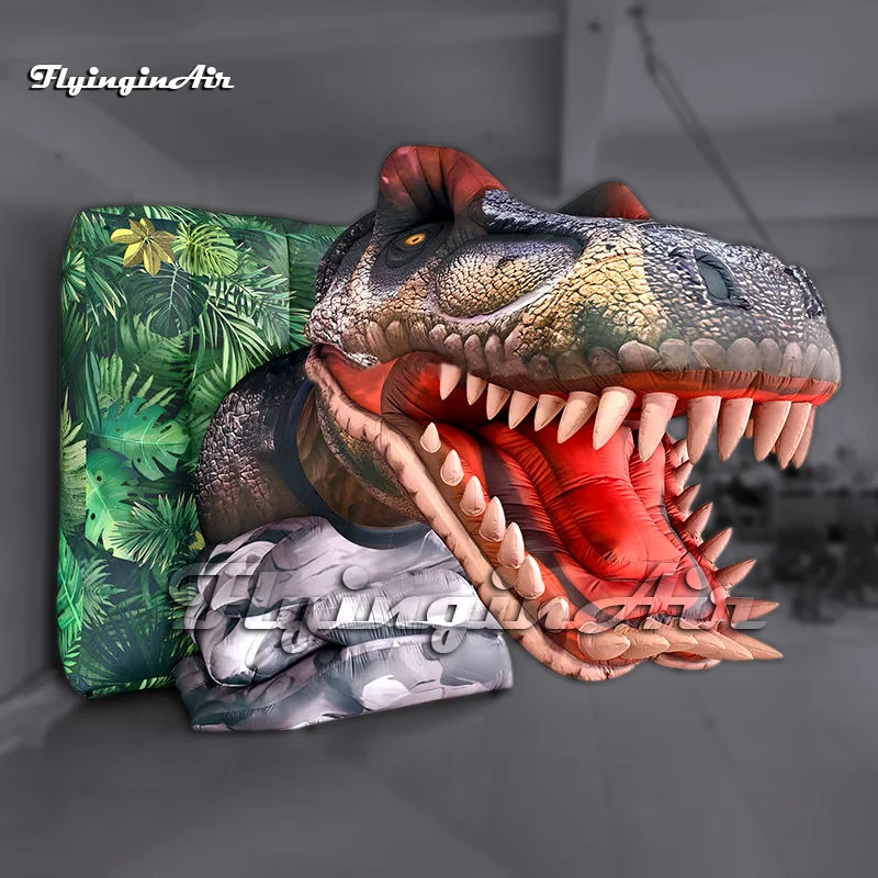 3m High Customized Giant Dinosaur Inflatable T-Rex Model Bursting Through A Wall For Park Decoration
3m High Customized Giant Dinosaur Inflatable T-Rex Model Bursting Through A Wall For Park Decoration
