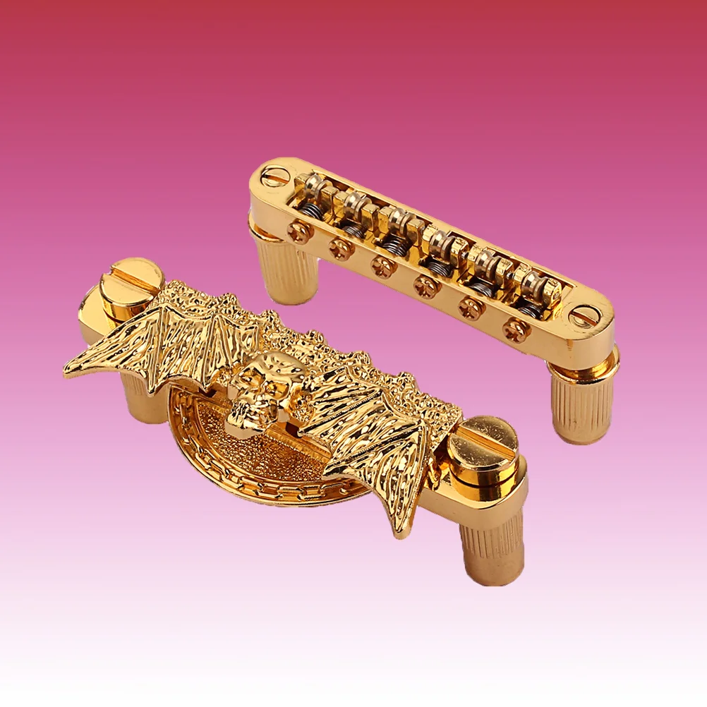 Replacement Tailpiece Bridge and Saddle Set for Style Guitar (Gold) guitar bridge guitar bridge parts
Replacement Tailpiece Bridge and Saddle Set for Style Guitar (Gold) guitar bridge guitar bridge parts
