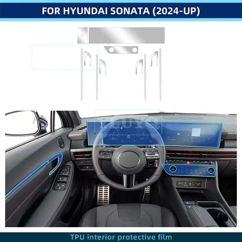 Interior Film for HYUNDAI SONATA 2024 2025 Center Console Screen Protective Film Anti-scratch Repair Clear Sticker Accessories
Interior Film for HYUNDAI SONATA 2024 2025 Center Console Screen Protective Film Anti-scratch Repair Clear Sticker Accessories