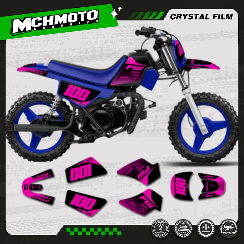 MCHMFG Байк Мотоцикл Графические наклейки Наборы наклеек с номером на весь год Назва на заказ для YAMAHA PW50 PW50
MCHMFG Байк Мотоцикл Графические наклейки Наборы наклеек с номером на весь год Назва на заказ для YAMAHA PW50 PW50